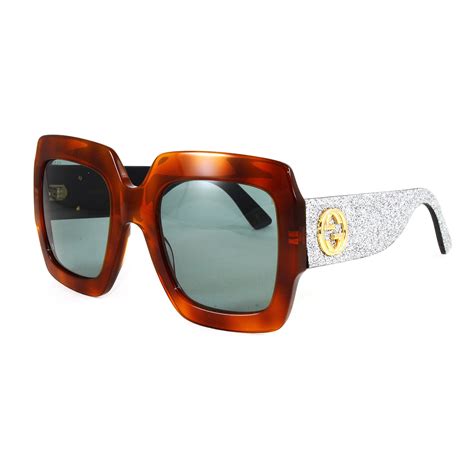 gucci green frame sunglasses|authentic female gucci sunglasses.